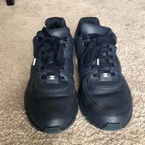 Chanel Navy Trainers